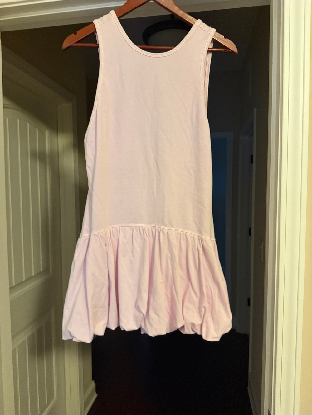 Free People Sleeveless Mini Dress in Light Pink